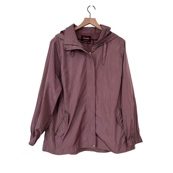 Cavalini Los Angeles Outerwear Lavender Lightweight Full Zip Jacket Size 2X - Picture 1 of 7